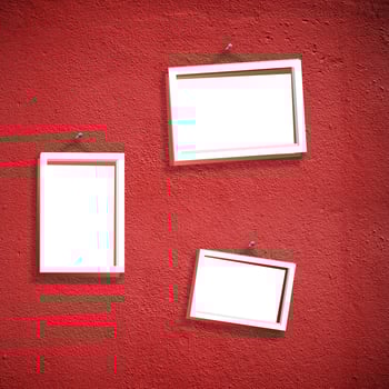 Set of Frame hang on wall photo