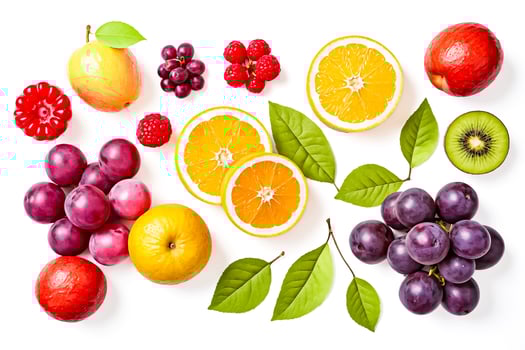 Fresh Fruits and Berries Arrangement photo