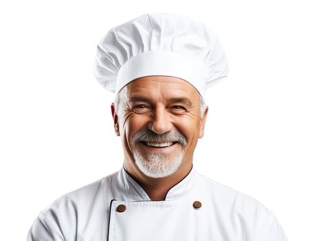 Smiling Chef, Isolated on White photo