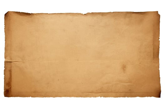 Old Paper, Isolated on White photo