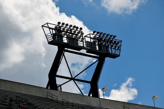 College Football Stadium Lights photo