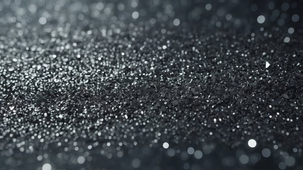 Silver glitter textured background abstract. photo