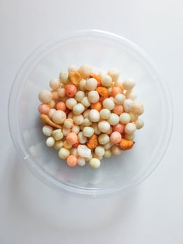 pillus isolate snacks in white photo