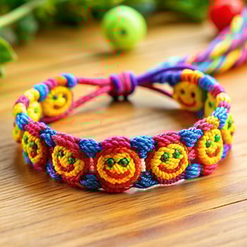 Happy Friendship Day realistic bracelet photo