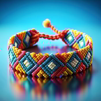 Happy Friendship Day realistic bracelet photo