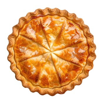 Pie, Isolated on White photo