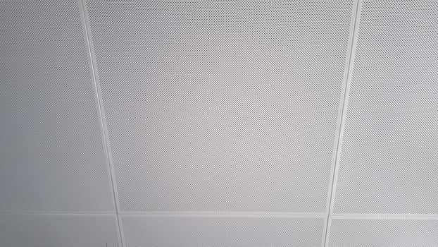 A close up view of a white textured ceiling photo