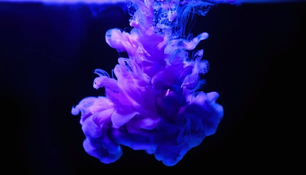 abstract ink flow in water wallpaper photo