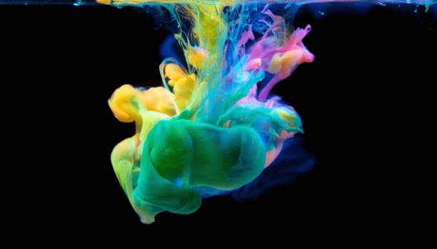 abstract ink flow in water wallpaper photo