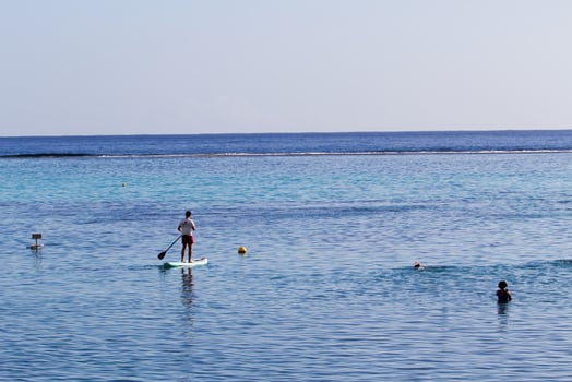 Papeete, French Polynesia, 2024 - People In And On Water South Pacific Ocean Tahiti photo