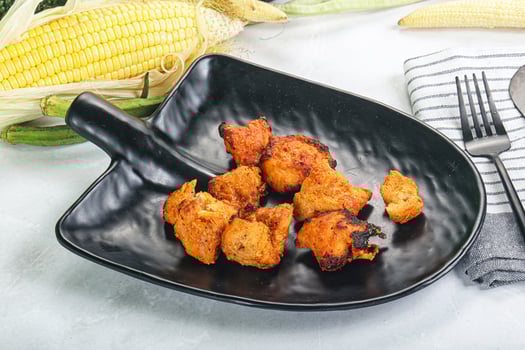 Indian cuisine - Fish Tikka barbecue photo