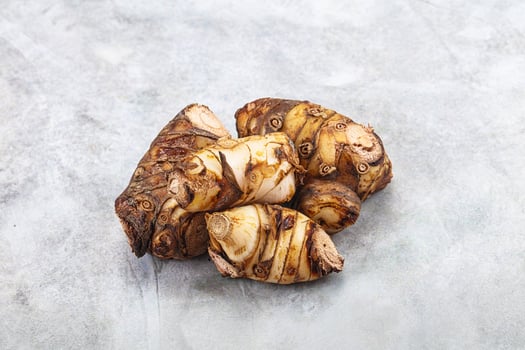 Natural organic raw ginger root photo