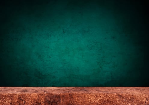 Textured Green Concrete Wall Background photo