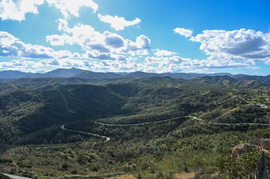 mountains above Morphou Bay in North Cyprus in winter 25 photo