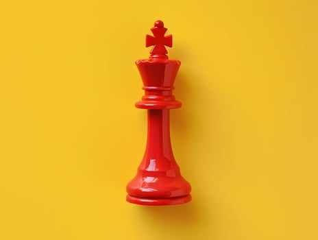 Chess pieces on a playing board as a concept for a strategic solution to a problem photo