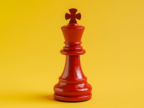 Chess pieces on a playing board as a concept for a strategic solution to a problem photo