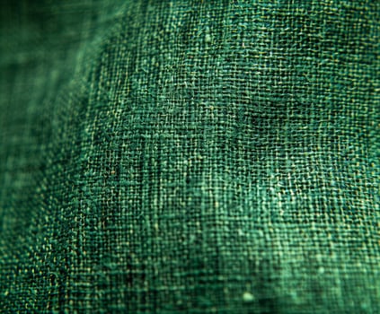 Close up view of green cloth photo