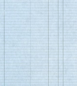 industrial style Blank paper form with blue cells photo