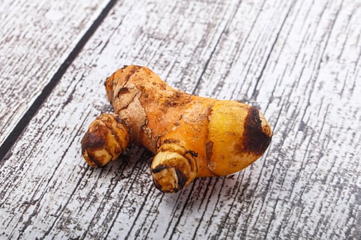 Fresh curcuma root for cooking photo