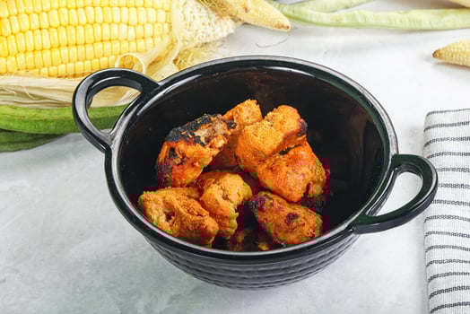 Indian cuisine - Fish Tikka barbecue photo