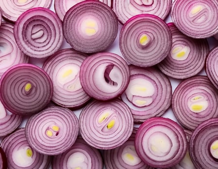 red onion slices photo