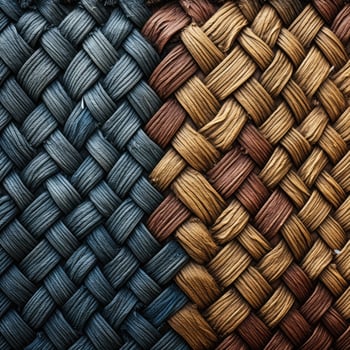 Two Different Colors of Woven Material photo