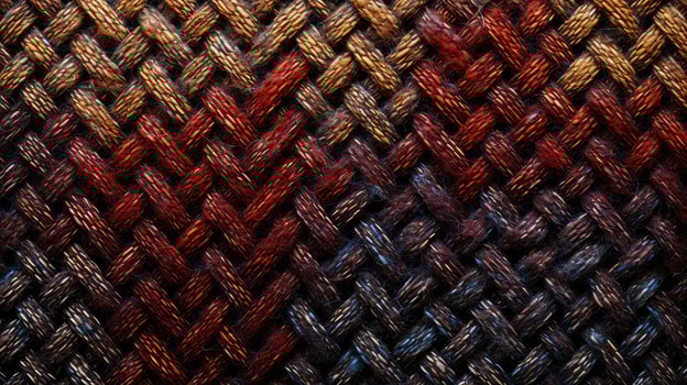 Close-Up of Woven Fabric photo