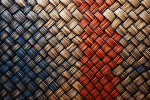 Close-Up View of Woven Material photo