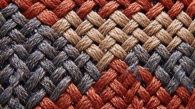 Close Up View of Woven Material photo
