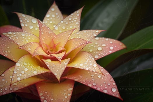 Flower with Water Droplets Background photo
