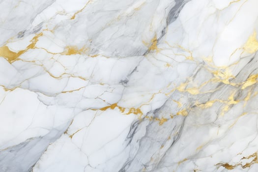 White and Gold Marble Texture Close Up photo