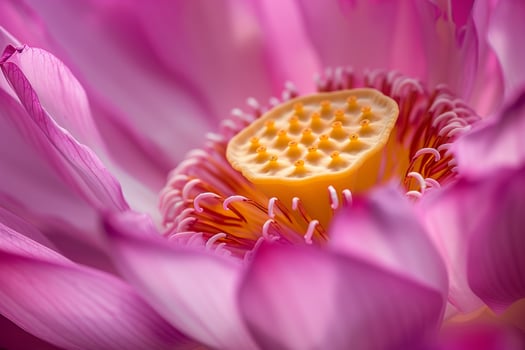 a  of a pink lotus flower photo