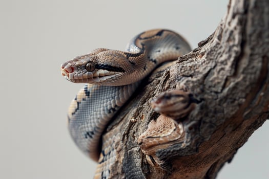 Snake Sitting on a Branch Background photo