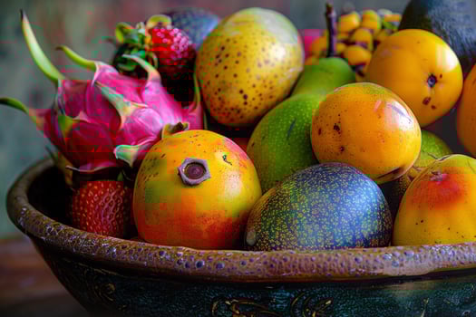 A Bowl of Fruit Background photo