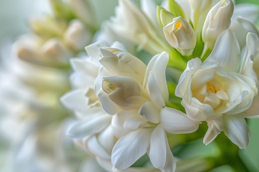 White Flowers Blooming in Vase Background photo