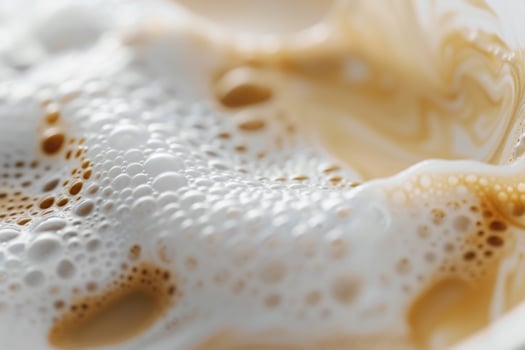 A Cup of Coffee with Foam, Nature Background photo