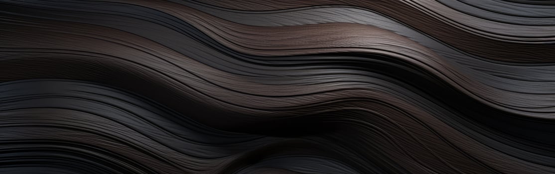 Monochrome Abstract Wavy Lines photo