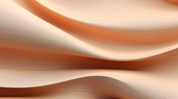 Close Up View of Wavy Beige Background photo