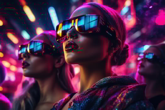 Women in 3D Glasses Group photo