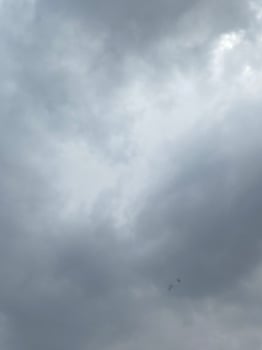 Amazing big clouds photo