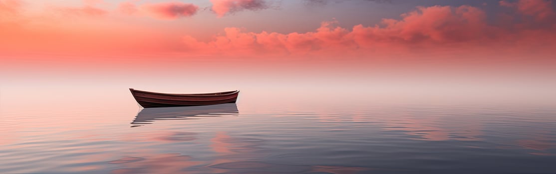 Boat Floating on Water Under Cloudy Sky photo