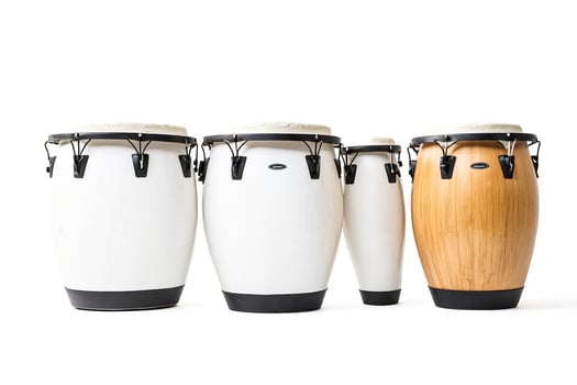 Set of four congas photo