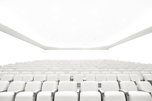 White Auditorium Seats photo