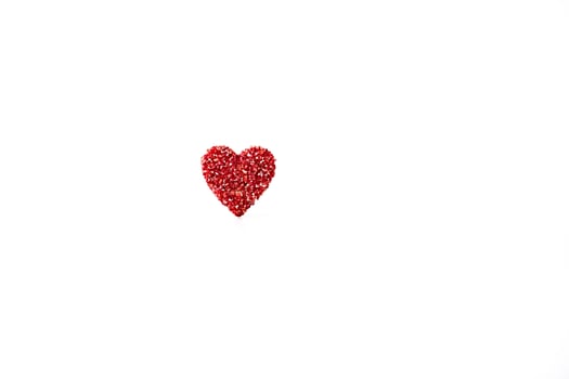 Red Heart Made of Small Pieces photo
