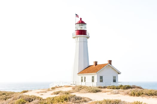 Lighthouse on a Coastline photo