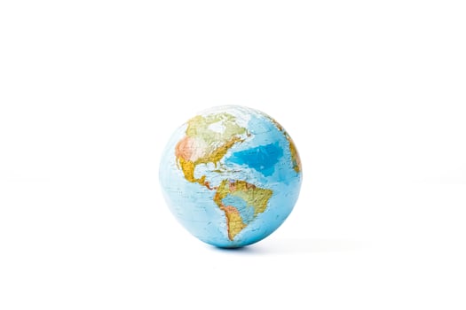 Globe on White Background photo