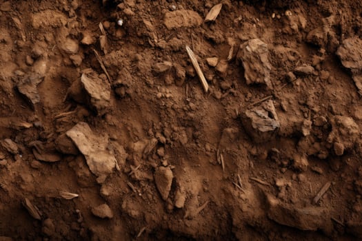 Close Up of Dirt Field With Rocks photo