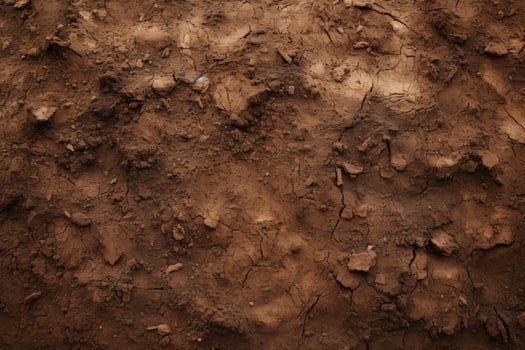 Close-Up of Dirt Field With Scattered Debris photo