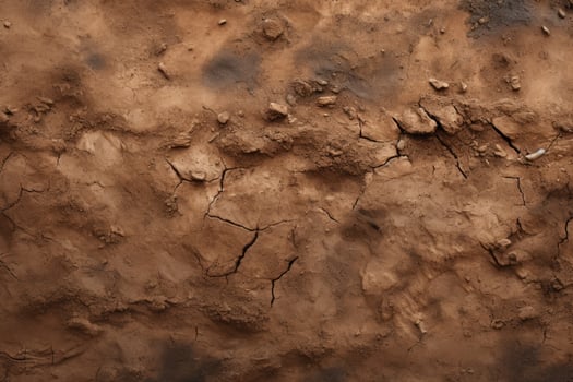 Cracked Dirt Surface Close Up photo