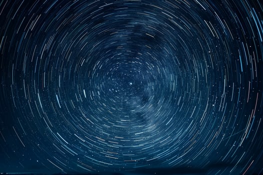 a long exposure photo of a star trail background
